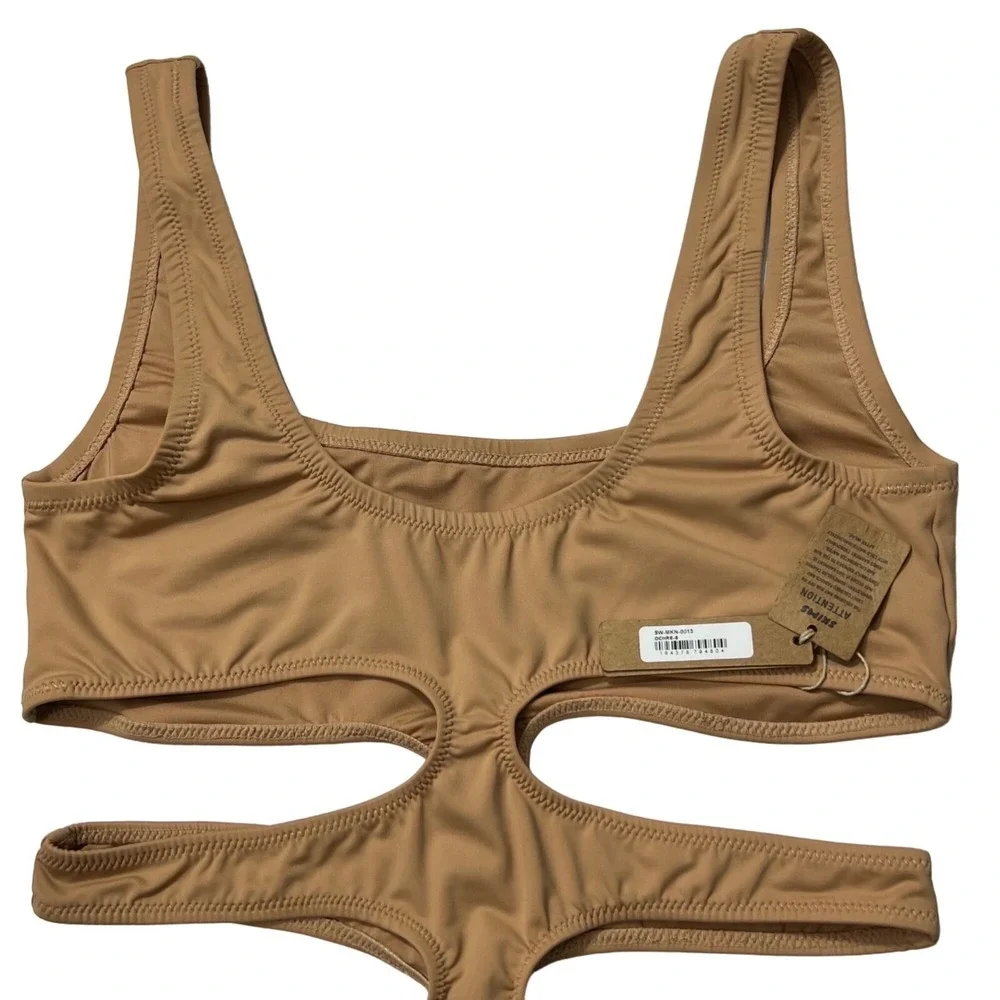 SKIMS‎ Swim Tank Monokini Ochre Womens Small